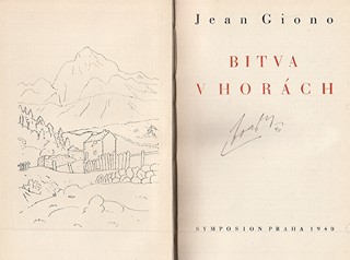 Otakar Kubín (Coubine) 1883 - 1969 - Jean Giono: Bitva v horách