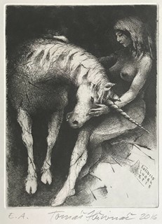 Tomáš Hřivnáč  1959 - Ex libris Luděk Kříž