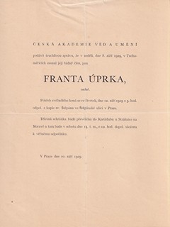 František Uprka 1868 - 1929 - Parte