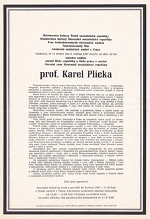 Karel Plicka 1894 - 1987 - Parte