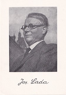 Josef Lada 1887 - 1957 - Poděkování za kondolenci