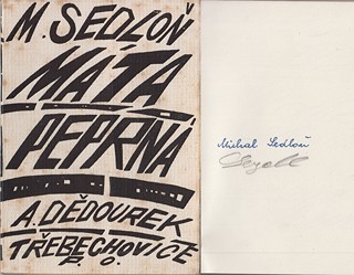 Zdeněk Seydl 1916 - 1978 - M. Sedloň: Máta peprná
