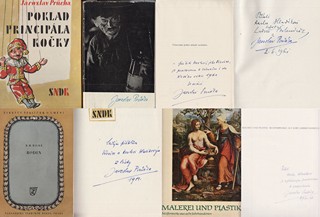 Jaroslav Průcha  1898 - 1963 - J. Průcha: Poklad principála Kočky; Malerei und Plastik; L. Páleníček: Jaroslav Průcha; R.M. Rilke: Rodin