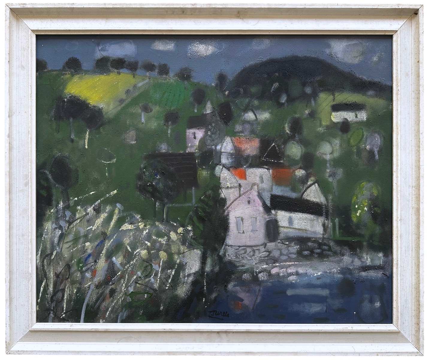 František Turek (1916 - 2008) - Krajina s rybníčkem