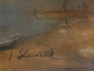 Jan Slavíček (1900 - 1970) - Přístav