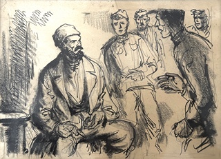 Jan Fischer (1912) - Konvolut 5x kresba
