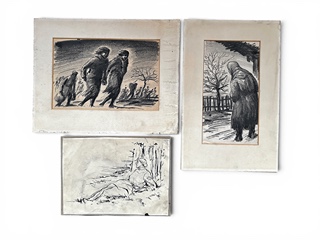 Jan Fischer (1912) - Konvolut 3x kresba