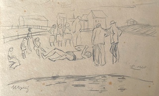 Jan Rambousek (1895 - 1976) - Konvolut 7x kresba