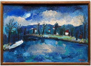 Václav Haise (1903 - 1990) - Berounka u Hýsková