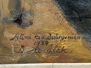 Bedřich Horálek (1913 – 1981) - Lodě u Dubrovníka