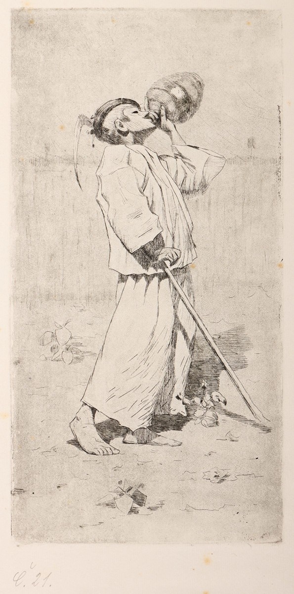 Joža Uprka (1861 - 1940) - V okopávce