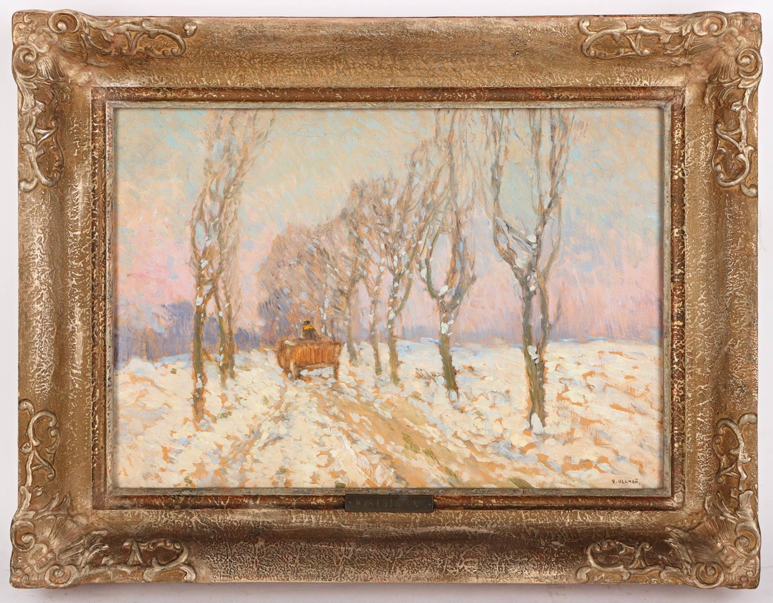 Josef Ullmann (1870 – 1922) - Alej v zimě