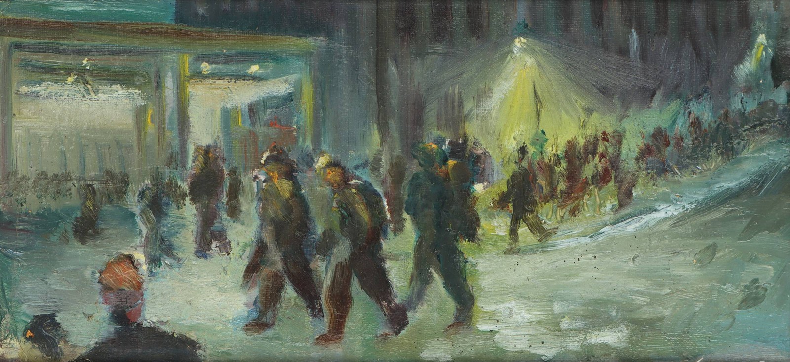 Karel Souček (1915 – 1982) - Pouliční scéna