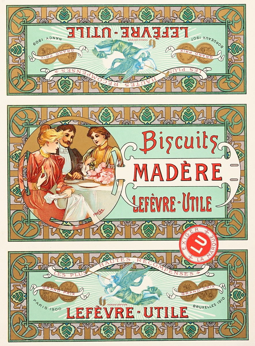 Alfons Mucha (1860 – 1939) - Biscuits Madère – Lefèvre-Utile