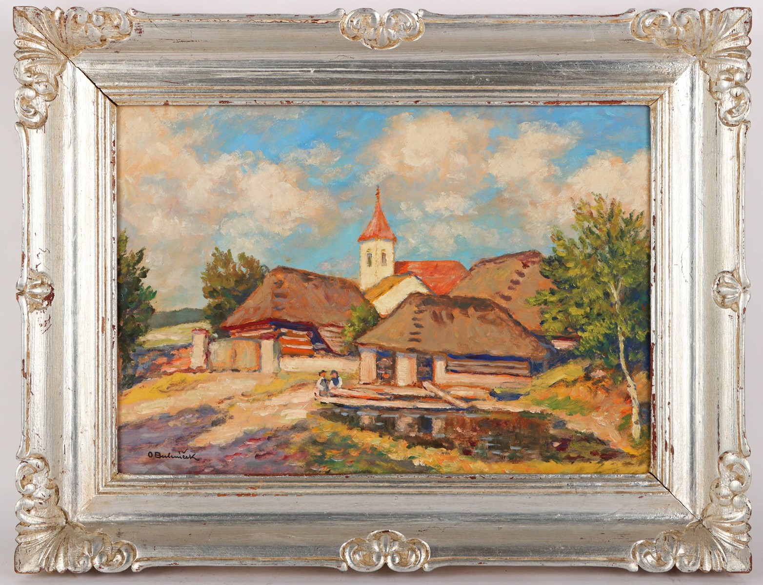 Ota Bubeníček (1871 – 1962) - Náves