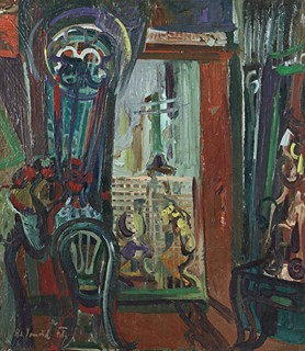 Karel Souček (1915 – 1982) - Pohled z interiéru