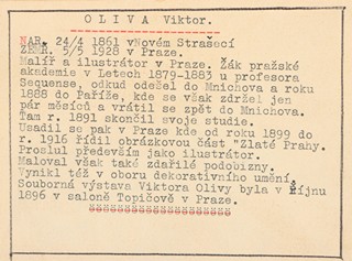 Viktor Oliva (1861 – 1928) připsáno - Dva muži v kloboucích