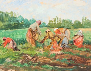 Oldřich Blažíček (1887 - 1953) - Na poli ve Vojkovicích