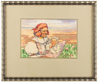 Antoš Frolka (1877 – 1935) - Žena s dítětem