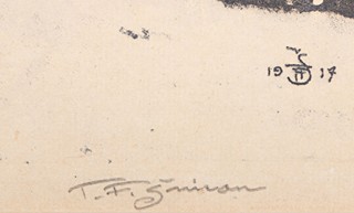 František Šimon Tavík (1877 – 1942) - Kluziště pod Karlovým mostem
