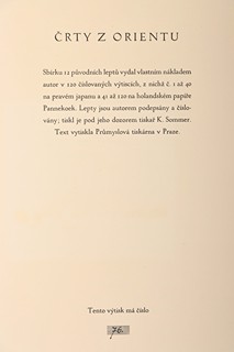 František Šimon Tavík (1877 – 1942) - Črty z Orientu – kompletní autorské album 12 leptů