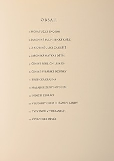 František Šimon Tavík (1877 – 1942) - Črty z Orientu – kompletní autorské album 12 leptů