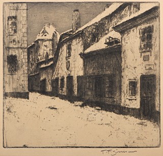 František Šimon Tavík (1877 – 1942) - Zlatá ulička za Královským hradem