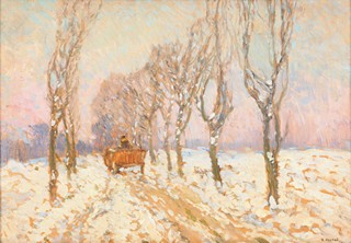 Josef Ullmann (1870 – 1922) - Alej v zimě