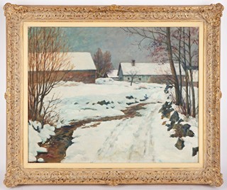 František Kaván (1866 – 1941) - Potok v cestě