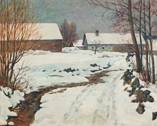 František Kaván (1866 – 1941) - Potok v cestě