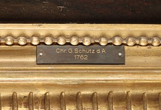 Christian Georg Schütz (1718 - 1791) - Říční krajina s hradem