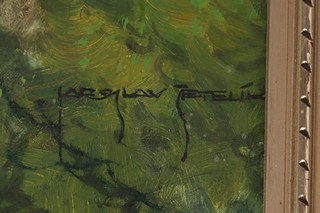 Jaroslav Šetelík (1881 – 1955) - Pohled na Karlův most a Hradčany