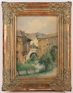 Bedřich Havránek (1821 – 1899) - Zákoutí u starého mlýna