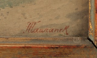Bedřich Havránek (1821 – 1899) - Zákoutí u starého mlýna