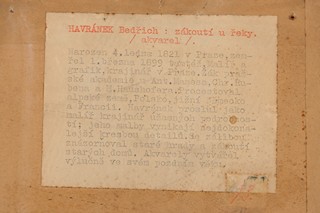 Bedřich Havránek (1821 – 1899) - Zákoutí u starého mlýna