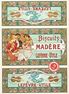 Alfons Mucha (1860 – 1939) - Biscuits Madère – Lefèvre-Utile