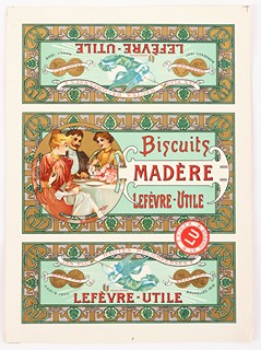 Alfons Mucha (1860 – 1939) - Biscuits Madère – Lefèvre-Utile