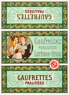 Alfons Mucha (1860 – 1939) - Gaufrettes pralinées – Lefèvre-Utile