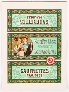 Alfons Mucha (1860 – 1939) - Gaufrettes pralinées – Lefèvre-Utile