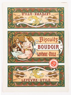 Alfons Mucha (1860 – 1939) - Biscuits Boudoir – Lefèvre-Utile