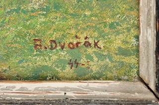 Bohuslav Dvořák (1867 – 1951) - Zahrada za chalupou