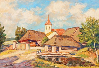 Ota Bubeníček (1871 – 1962) - Náves