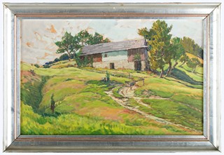 Augustin Mervart (1889 - 1968) - Chalupa v Bučkovém (Horní Bečva)