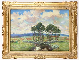 František Cína Jelínek (1882 – 1961) - Jarní krajina