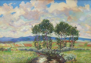 František Cína Jelínek (1882 – 1961) - Jarní krajina