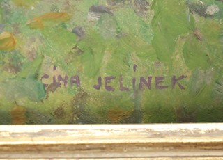 František Cína Jelínek (1882 – 1961) - Jarní krajina