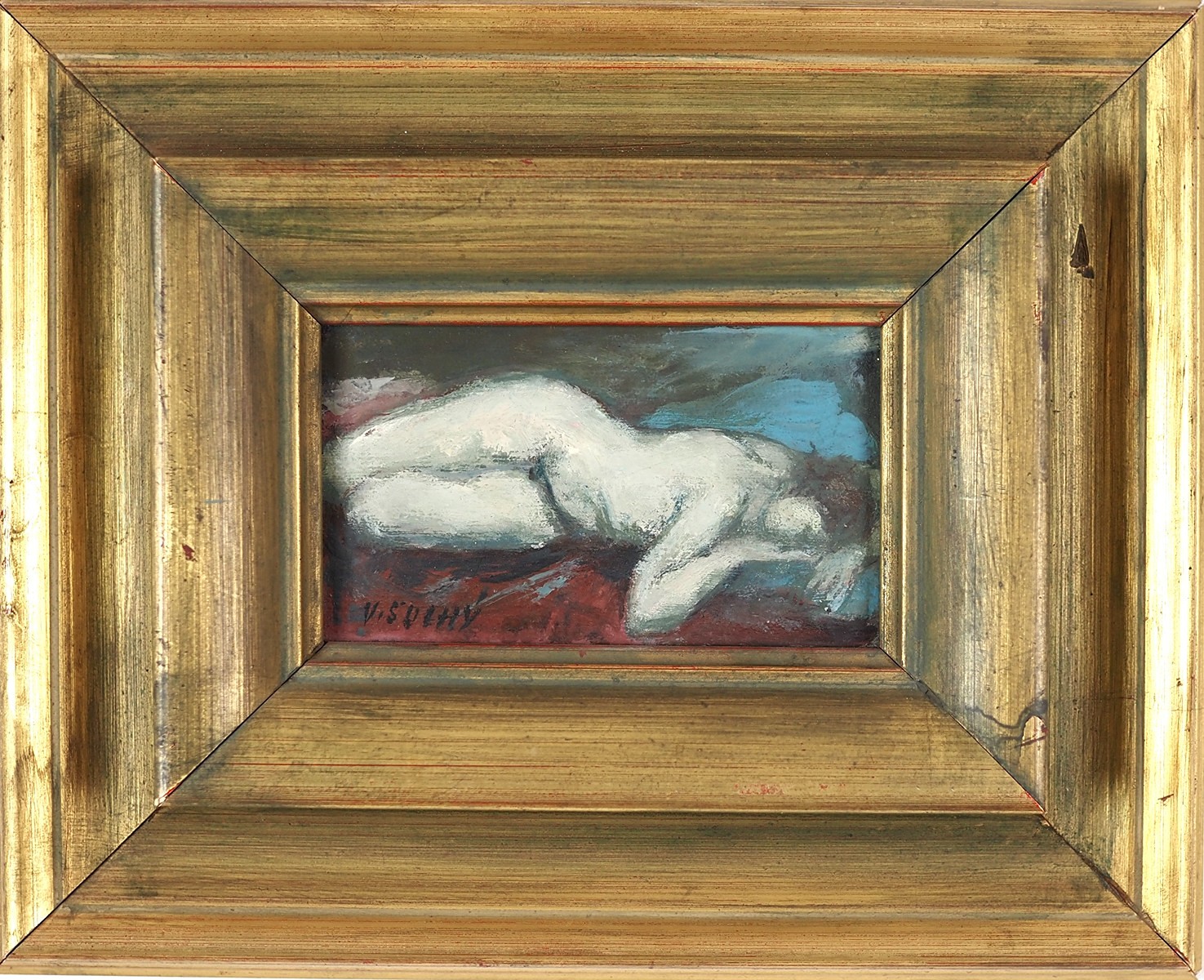 Vladimír Suchý (1923 - 1998) - Ležící žena