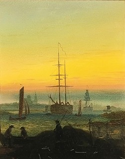 Caspar David Friedrich (1774 – 1840) - Přístav Greiswfald