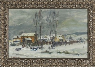 Karel Skála (1908 – 2001) - Zima na vesnici