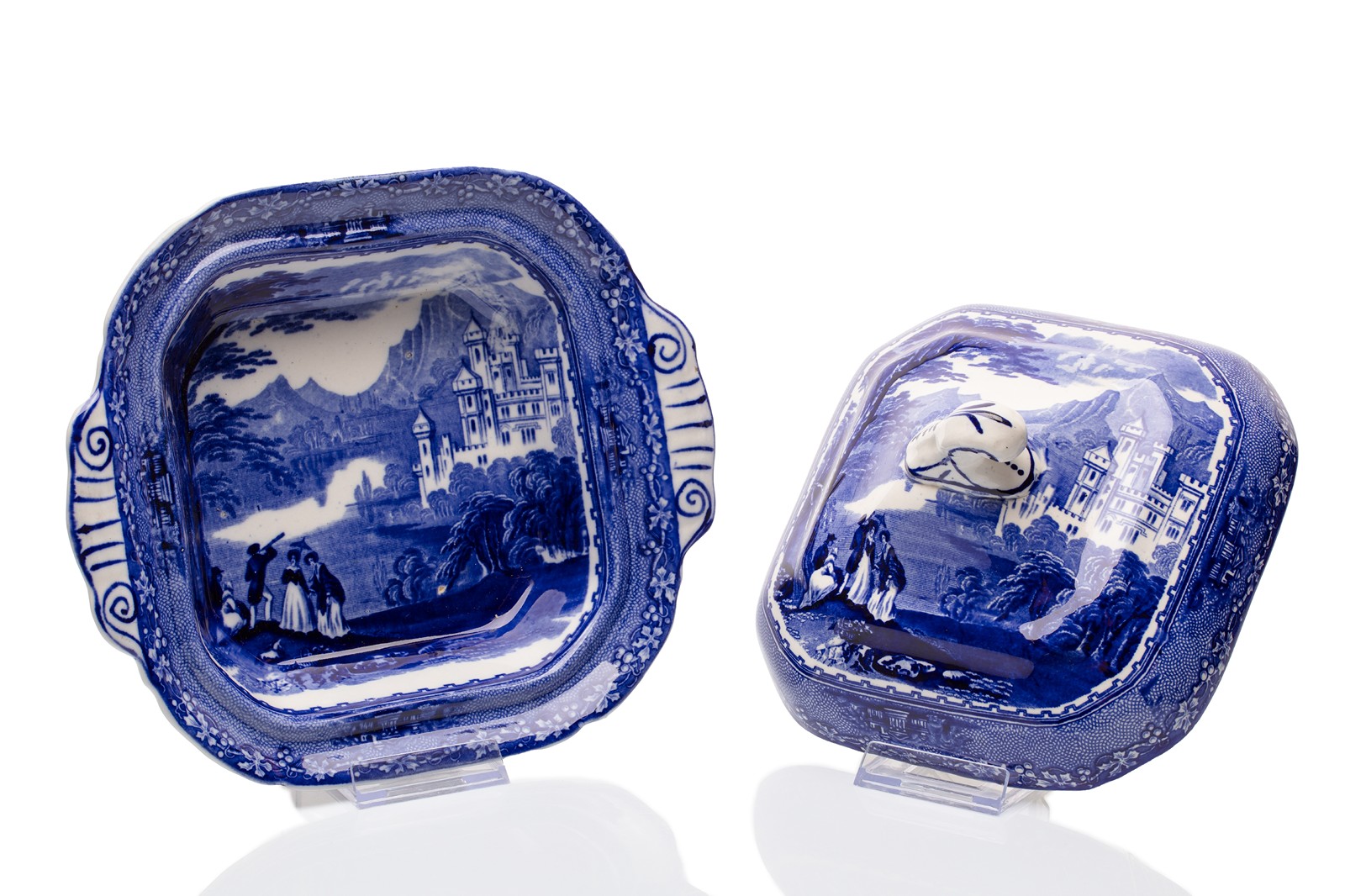 Terina s víkem „Jenny Lind“ | Royal Staffordshire Pottery (Arthur J. Wilkinson Ltd.), Burslem, Anglie